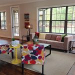 Living Room fully staged with furnishings and accessories.